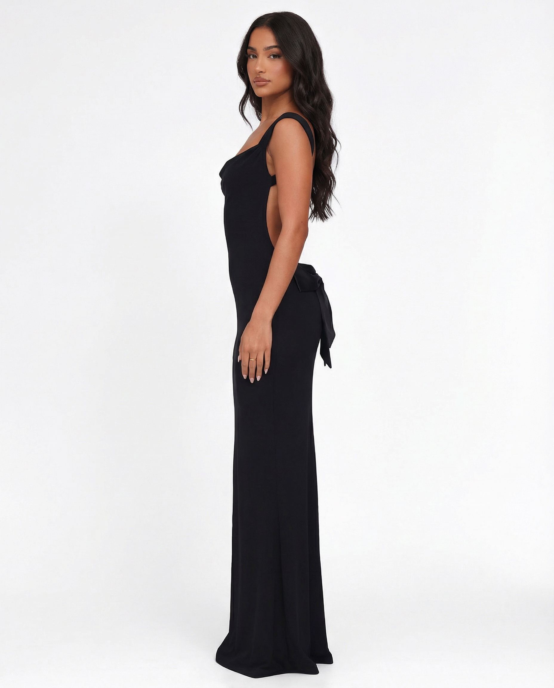 Open Back Sleeveless Maxi Dress Women