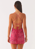 Floral Print Cami Mini Dress