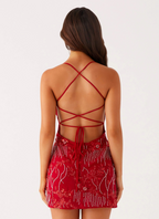 Floral Print Cami Mini Dress