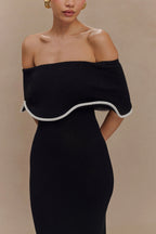 Soft Knit Off Shoulder Tube Dress