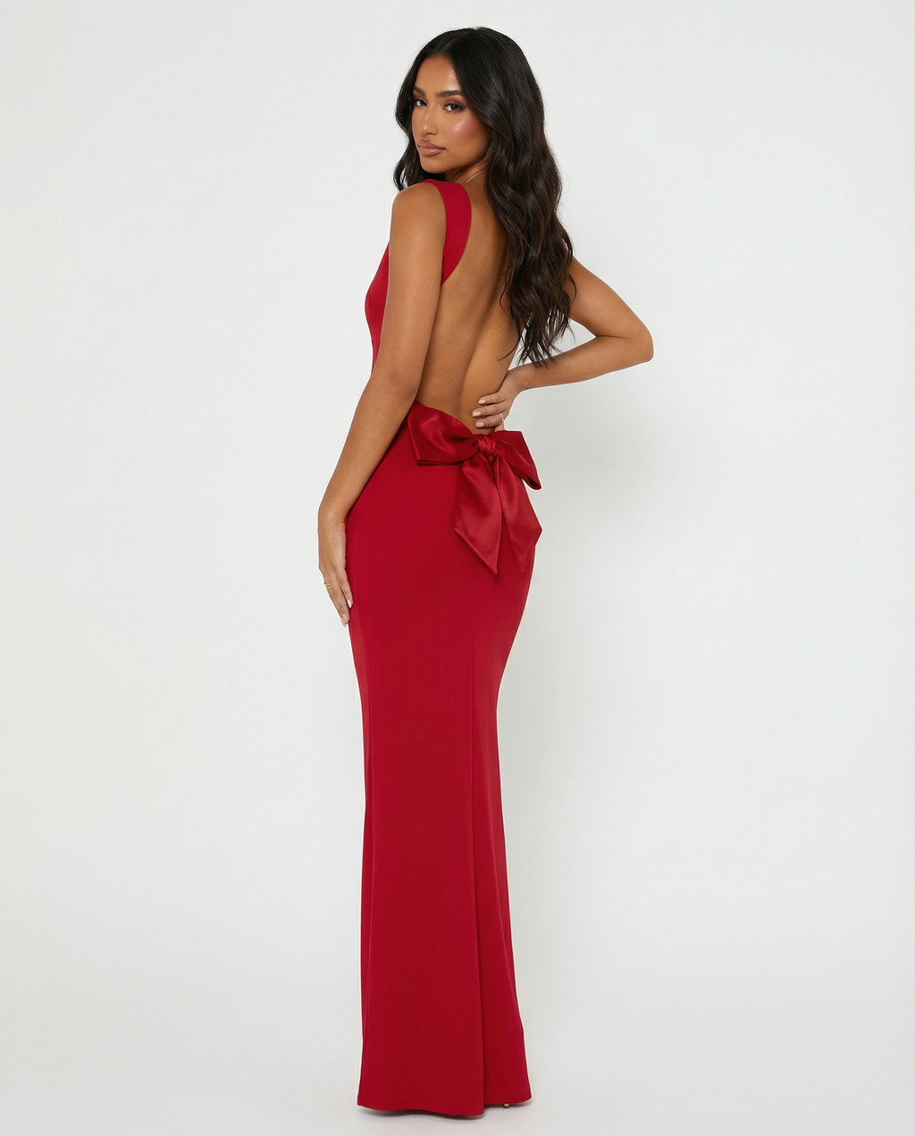 Open Back Sleeveless Maxi Dress Women