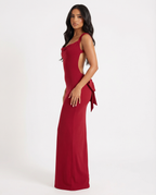 Open Back Sleeveless Maxi Dress Women