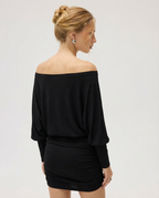 Off Shoulder Ruched Mini Dress