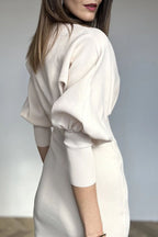 Long Sleeve Pencil Midi Dress For Women