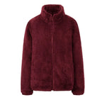 Women's Fleece Jacket – Full Zip Long Sleeve High Neck Winter Outerwear