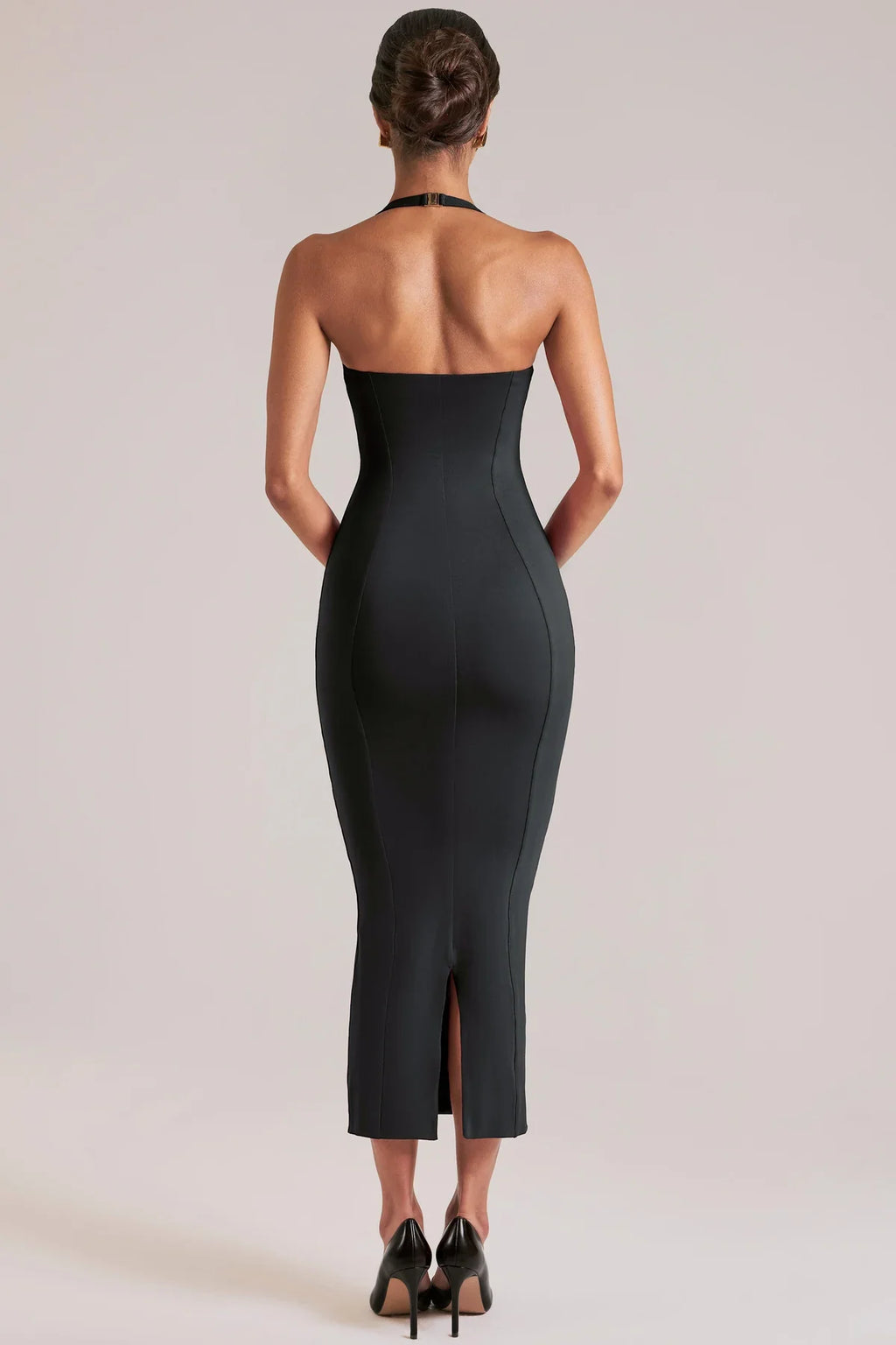 Women's Halter Neck Long Bodycon Dress