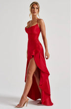 Sweetheart Neck High Slit Maxi Dress