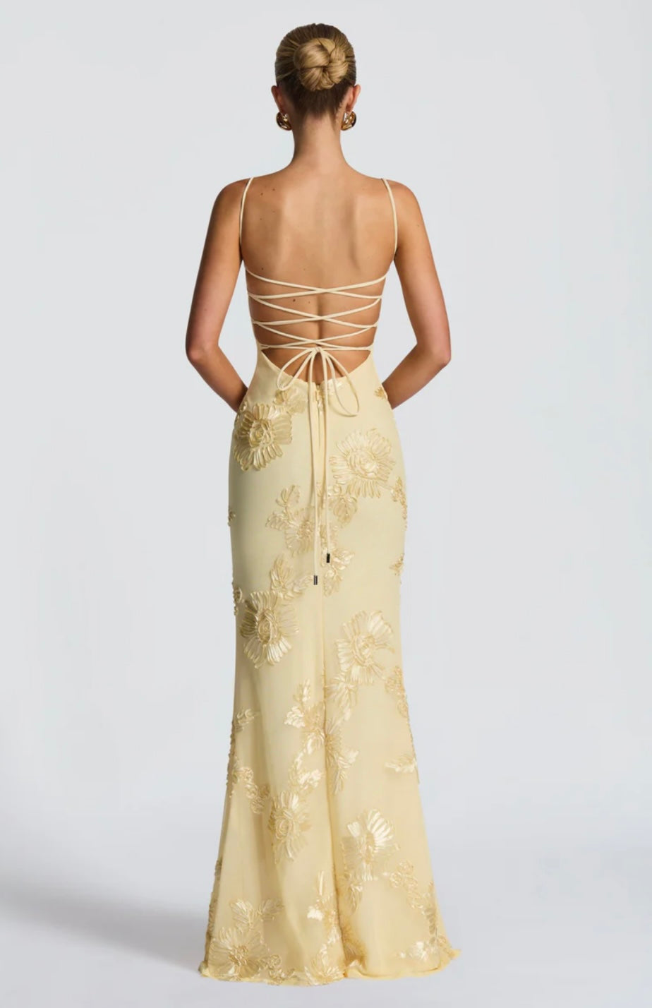 Sweetheart Neck Lace Maxi Dress With Straps