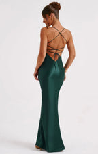 Cross Back Strappy Maxi Dress