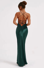 Cross Back Strappy Maxi Dress