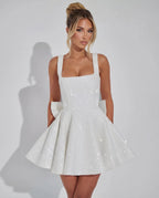Fit and Flare Sleeveless Mini Dress