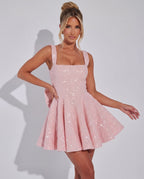 Fit and Flare Sleeveless Mini Dress