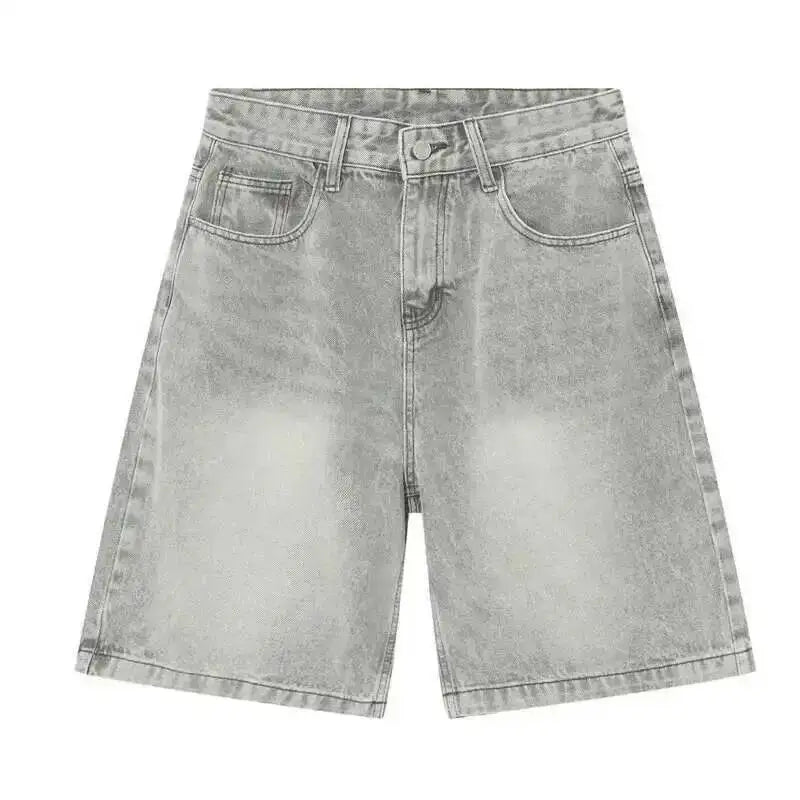 Men's Relaxed Fit Denim Shorts With Classic Five Pocket Style