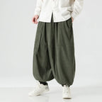Men's Corduroy Loose Fit Balloon Pants Men