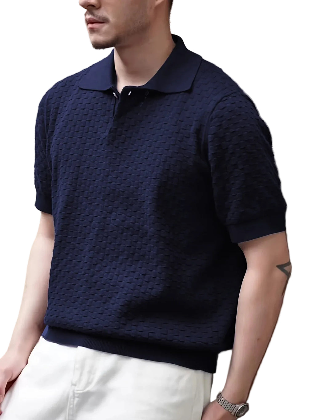 Ridge Textured Polo Shirt Men
