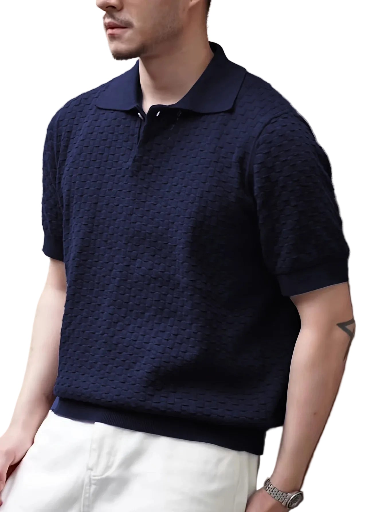 Ridge Textured Polo Shirt Men
