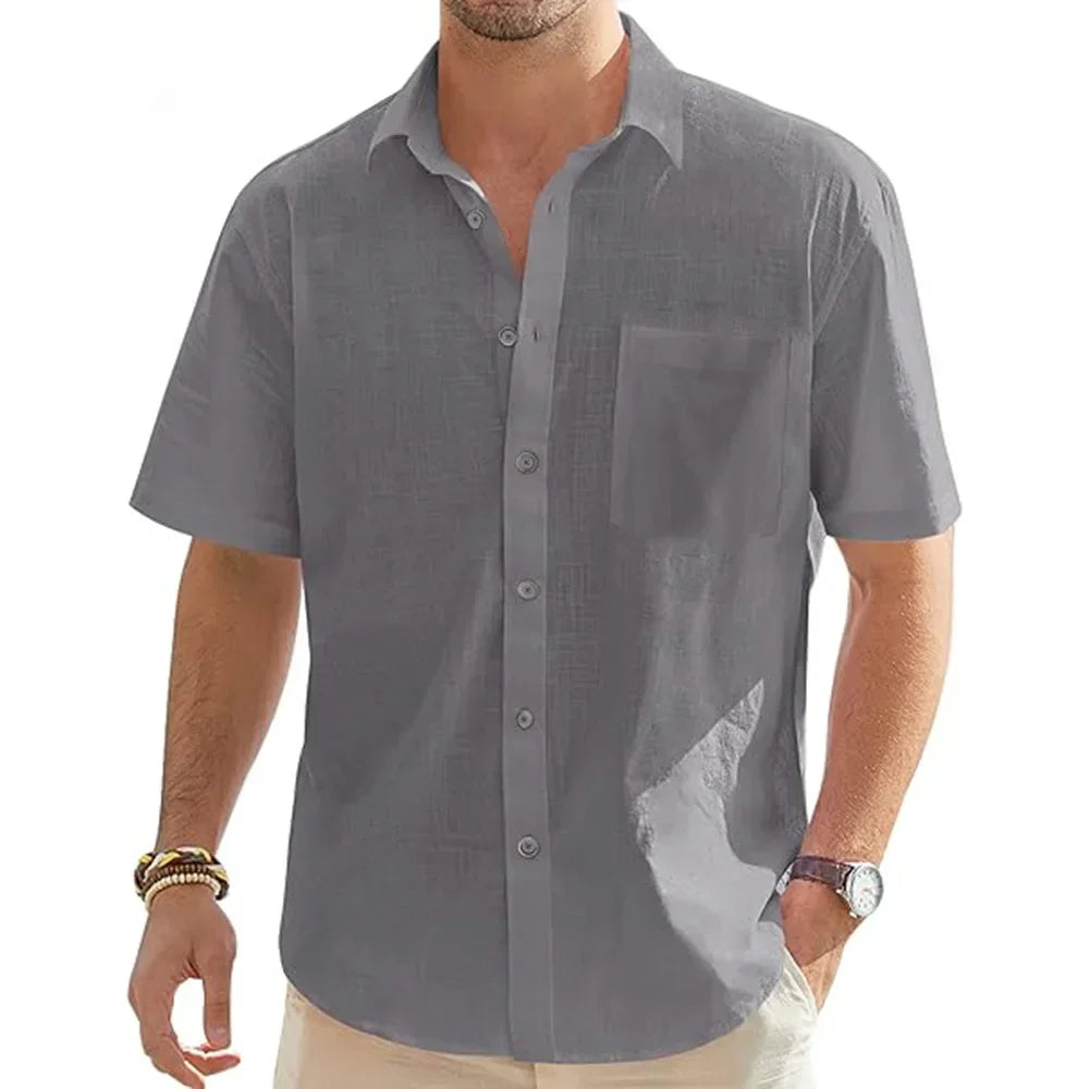 Classic Short Sleeve Casual Shirt
