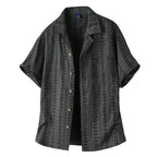 Men's Floral Button Up Camp Shirt