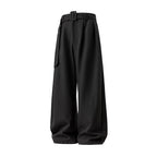 Loose Fit Pleated Wide Leg Pants