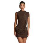 Women's Bodycon Mini Dress With Open Back