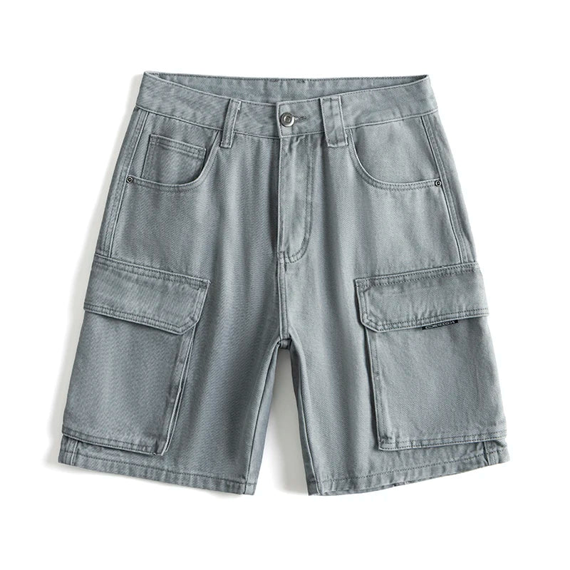 Multi Pocket Cargo Work Shorts Men