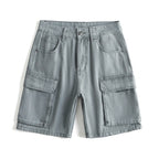 Multi Pocket Cargo Work Shorts Men