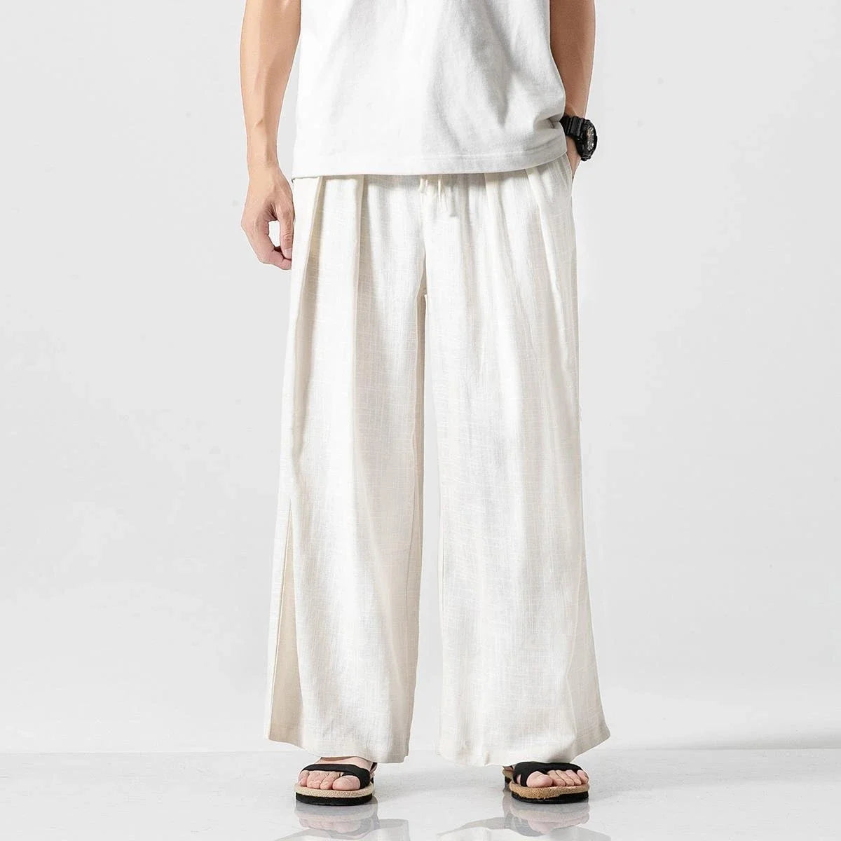 Men's Loose Fit Wide Leg Pants