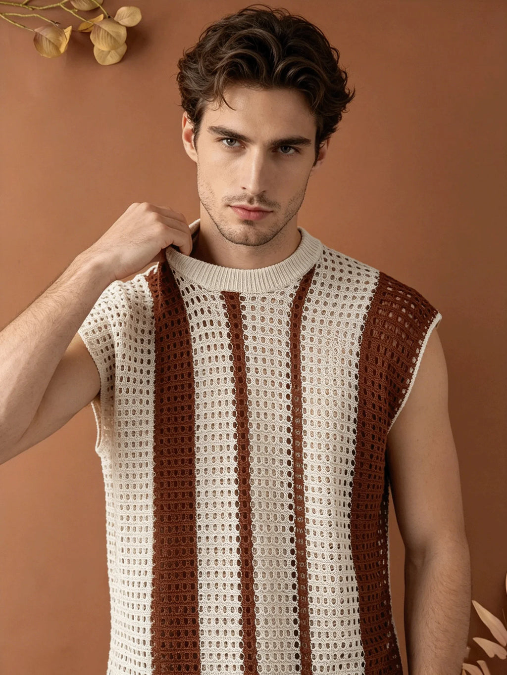 Men's Vertical Stripe Tank Top