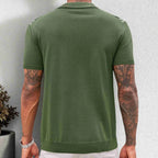Classic Stripe Polo Shirt Men