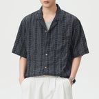 Men's Floral Button Up Camp Shirt