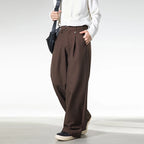Men's Relaxed Fit Pleated Pants