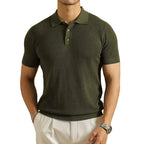 Classic Collar Polo Shirt For Men