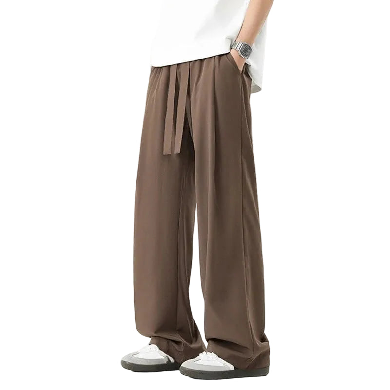 Loose Fit Pull On Trousers For Men