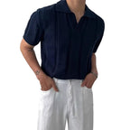 Men’s Relaxed Fit Knit Polo Top