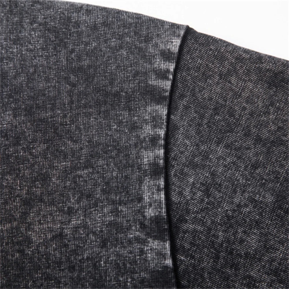 Men's Classic Crew Neck Washed Cotton Look T Shirt