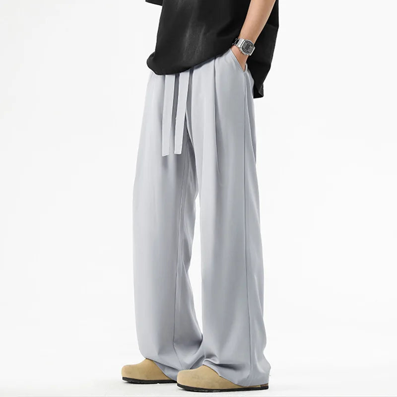 Loose Fit Pull On Trousers For Men