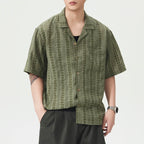 Men's Floral Button Up Camp Shirt