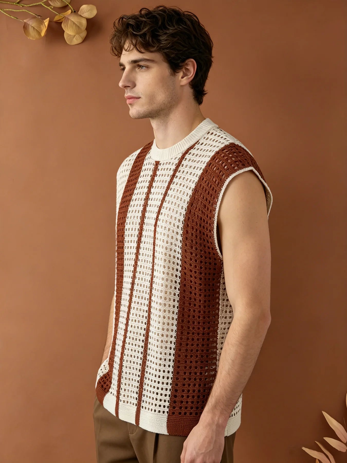 Men's Vertical Stripe Tank Top
