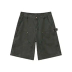 Men's Relaxed Fit Carpenter Pocket Denim Shorts
