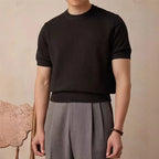 Men's Minimal Crew Neck T Shirt