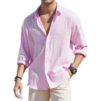 Classic Collar Button Front Dress Shirt