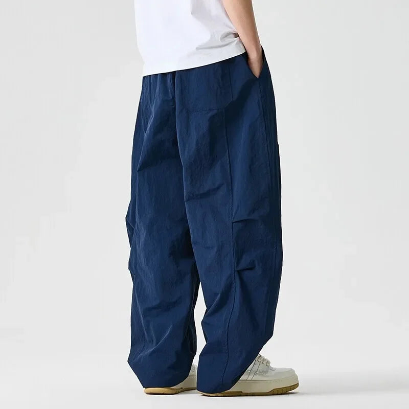 Wide Leg Drawstring Balloon Pants
