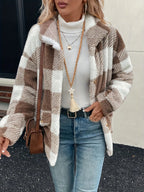 Women's Chunky Knit Cardigan – Button Front Longline Jacket with Pockets and Long Sleeves