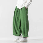 Men's Baggy Drawstring Wide Leg Pants