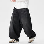 Men's Oversized Wide Leg Denim Jeans