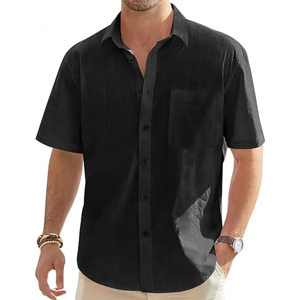 Classic Short Sleeve Casual Shirt