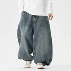 Men's Oversized Wide Leg Denim Jeans