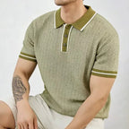 Contrast Trim Short Sleeve Polo