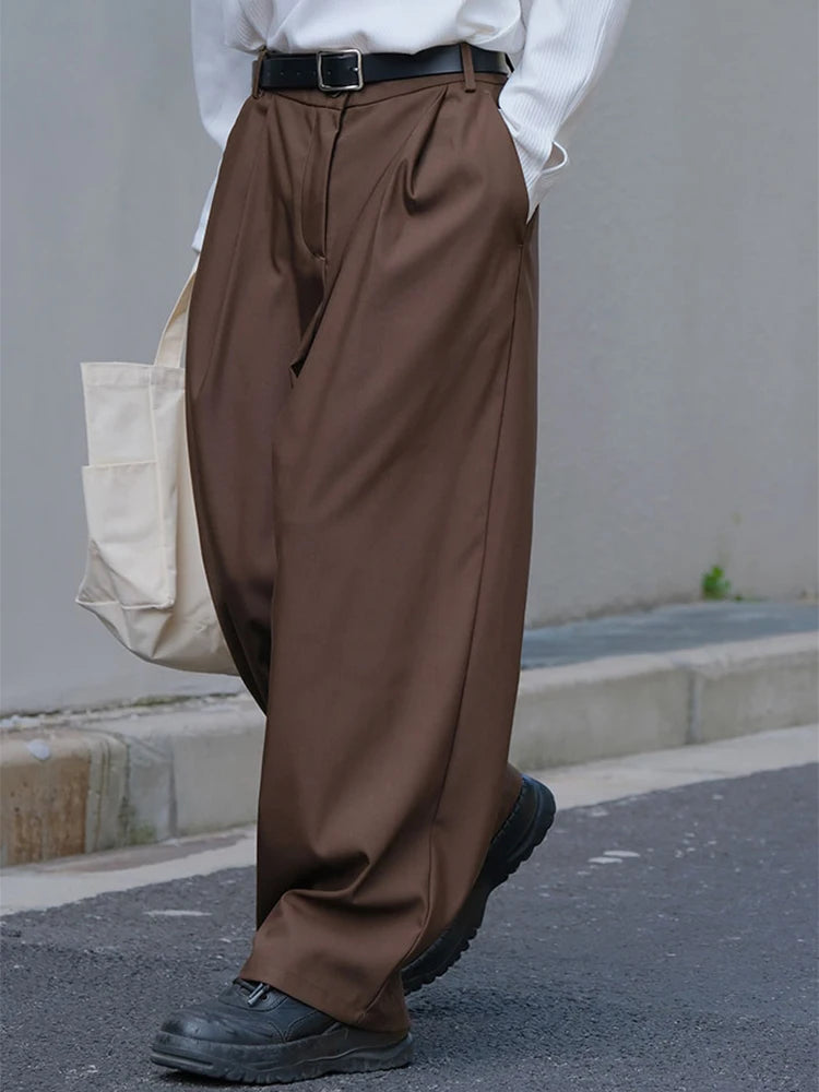 Men’s Pleated Front Loose Fit Pants