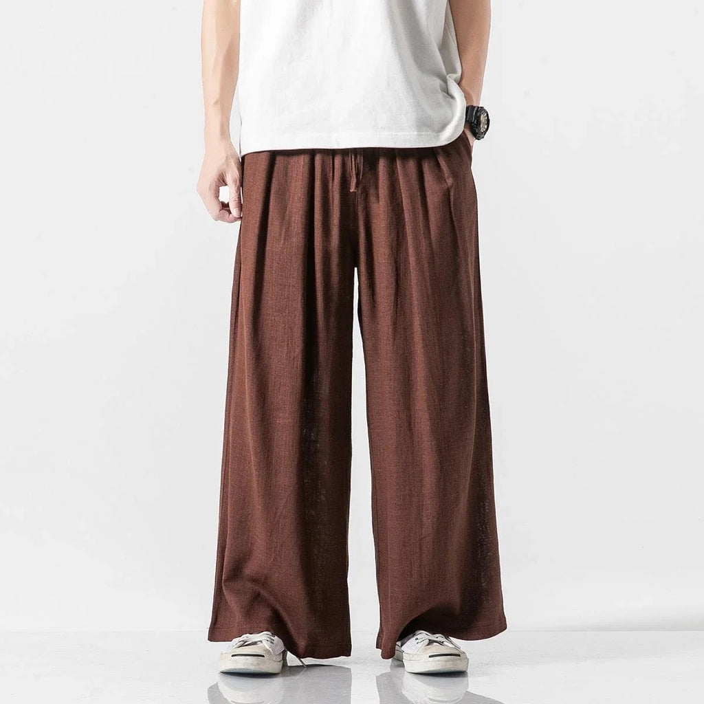Men's Loose Fit Wide Leg Pants